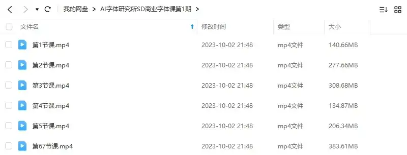 图片[2]-AI字体研究所SD商业字体课第1期2023年（画质清晰无素材）-造集CREASETS