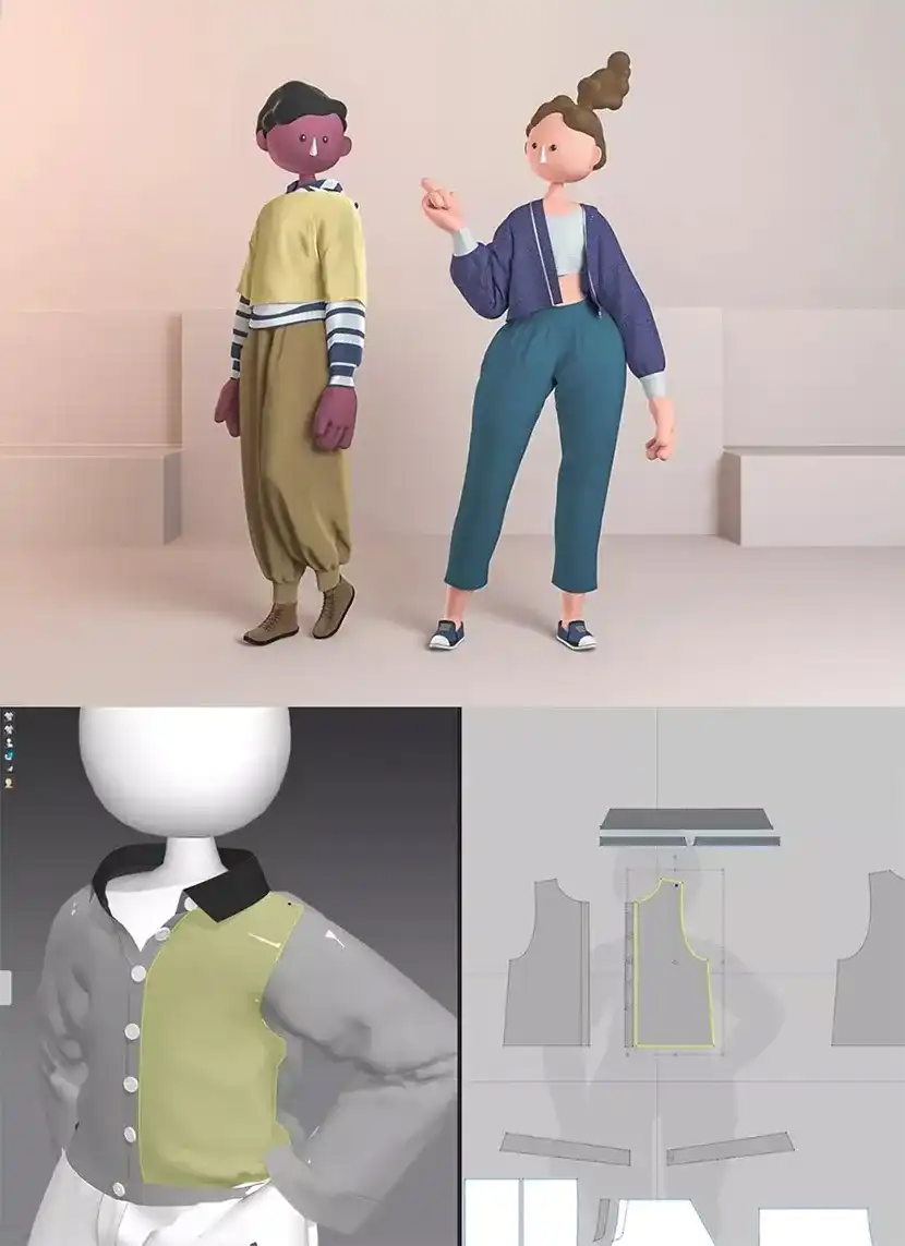 图片[2]-白无常C4D造人计划 角色ip骨骼绑定md布雕塑建模含素材-造集CREASETS