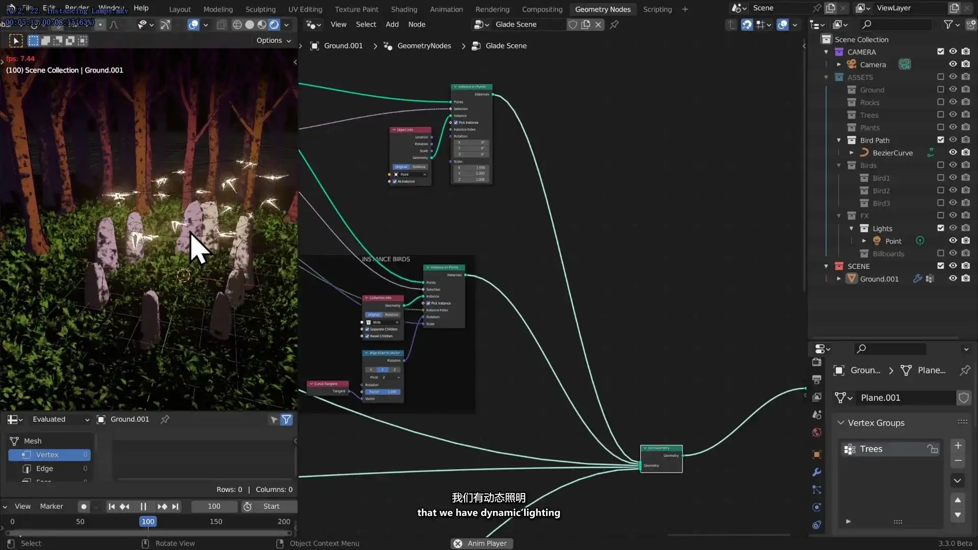 图片[4]-Blender 3.3+几何节点基础入门 双语字幕（高清画质带资产）-造集CREASETS