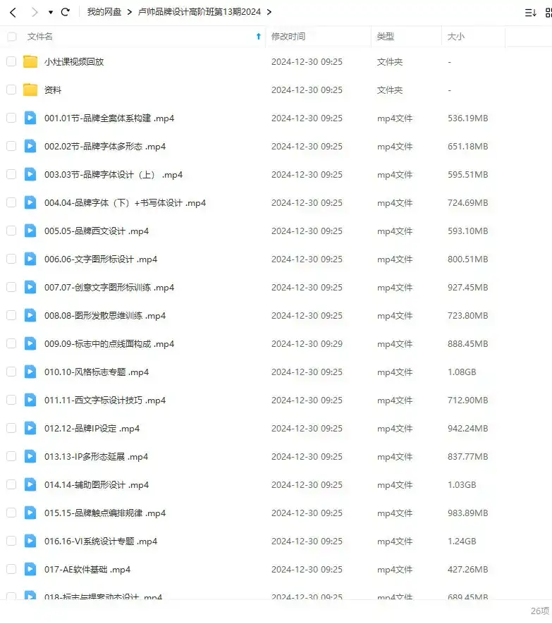 图片[2]-卢帅品牌设计高阶内训班第13期2024年11月结课（超清画质带素材）-造集CREASETS