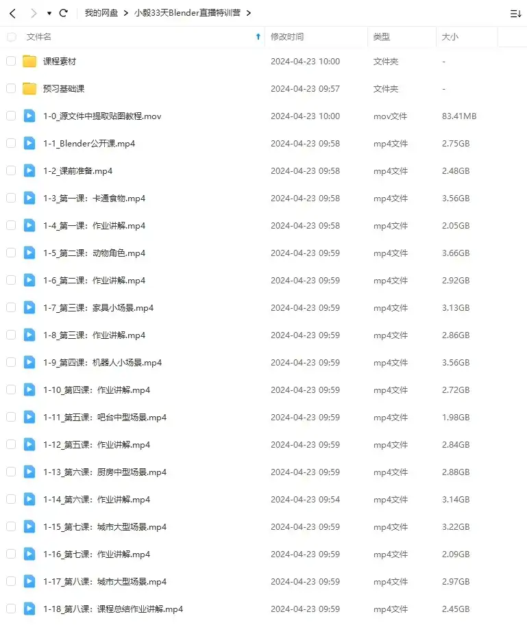 图片[2]-小毅33天Blender零基础直播特训营2022年（高清画质带素材）-造集CREASETS