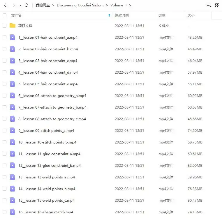 图片[3]-Discovering Houdini Vellum柔体系统全解析Ⅰ+Ⅱ（高清画质带素材）-造集CREASETS
