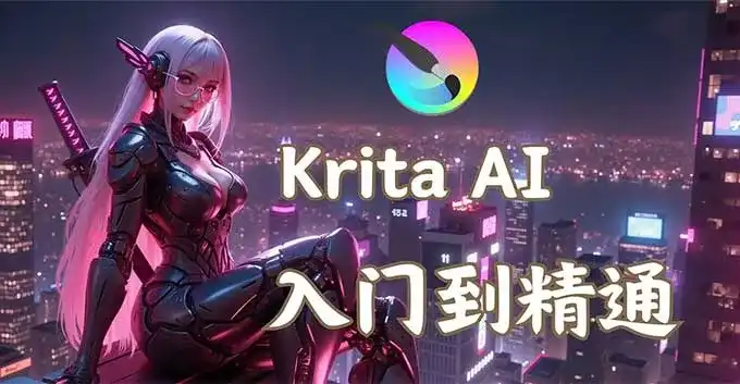 鬼鲛先生Krita AI基础+进阶2025年结课（高清画质带素材）-造集CREASETS