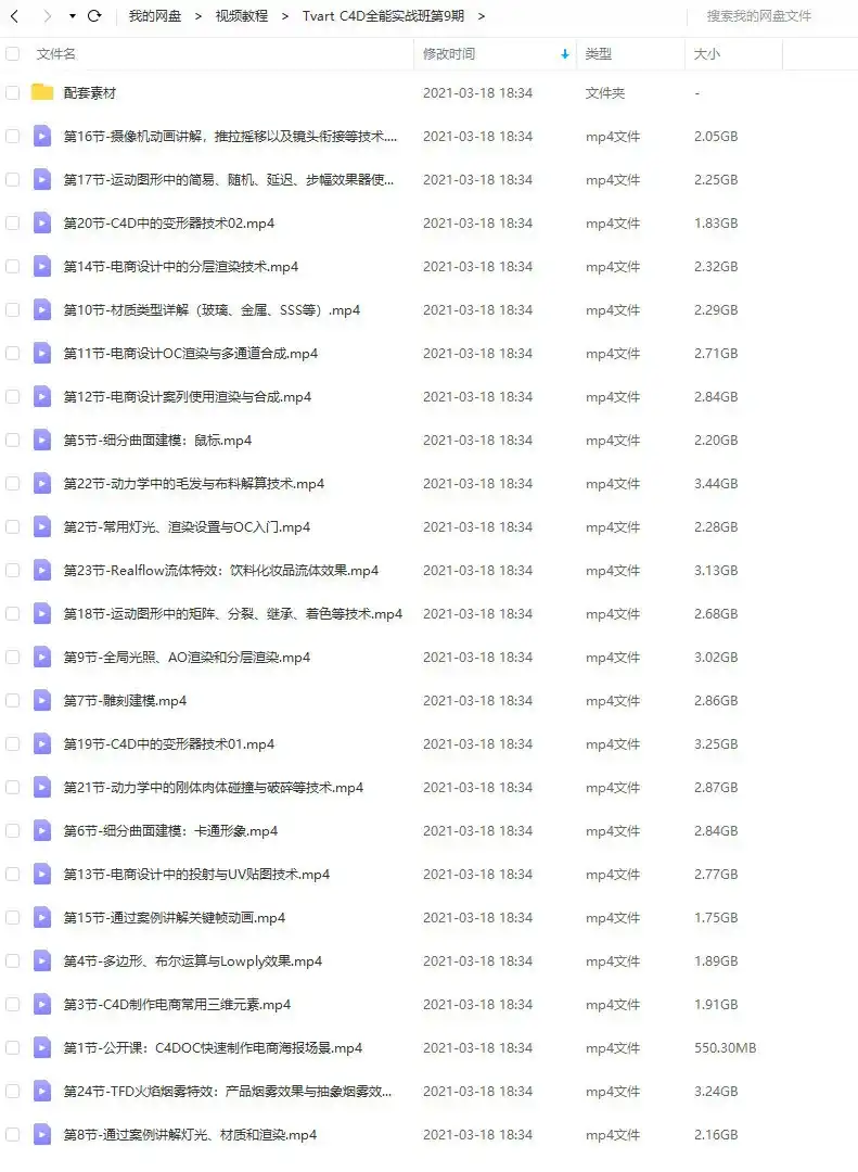 图片[1]-【郭术生】Tvart C4D全能实战班第9期-高清画质带素材-造集CREASETS