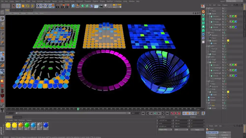 图片[7]-【MG特效】3D阵列图形与分子运用C4D+AE-造集CREASETS