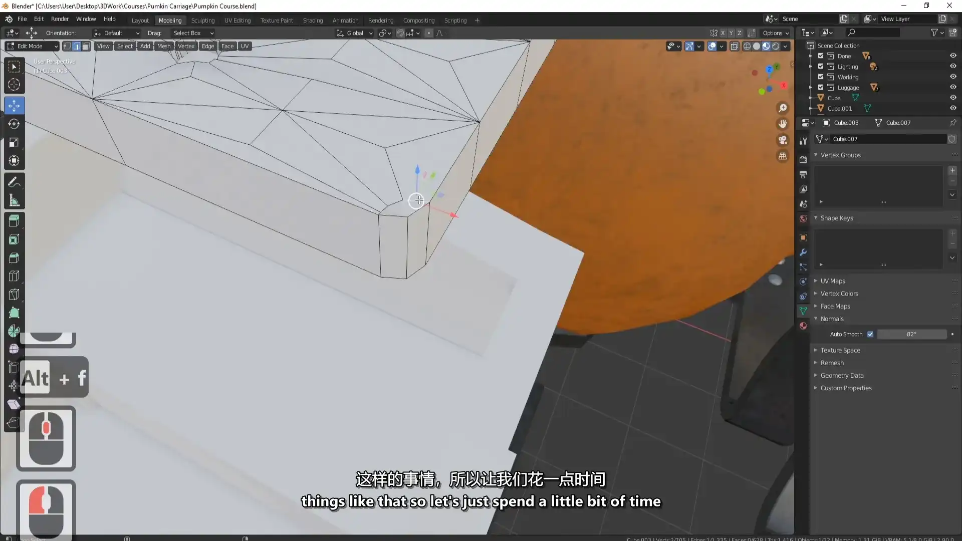 图片[3]-Blender 2.9从入门建模到渲染风格化场景全流程（中文字幕）-造集CREASETS
