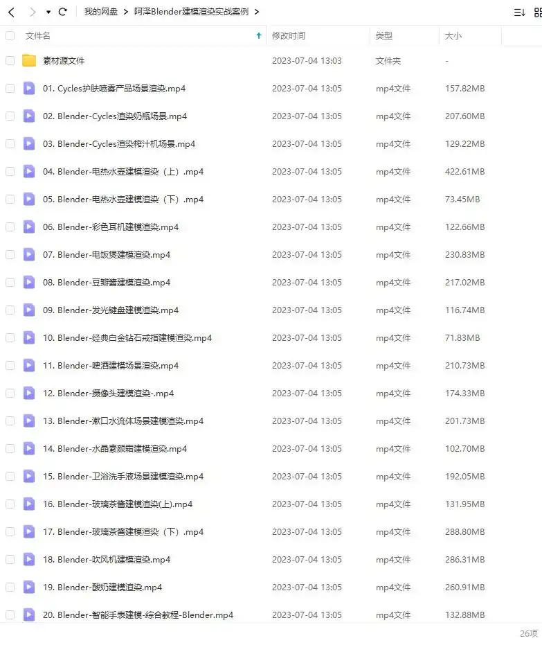 图片[2]-阿泽Blender建模渲染实战案例教程（高清画质带素材）-造集CREASETS