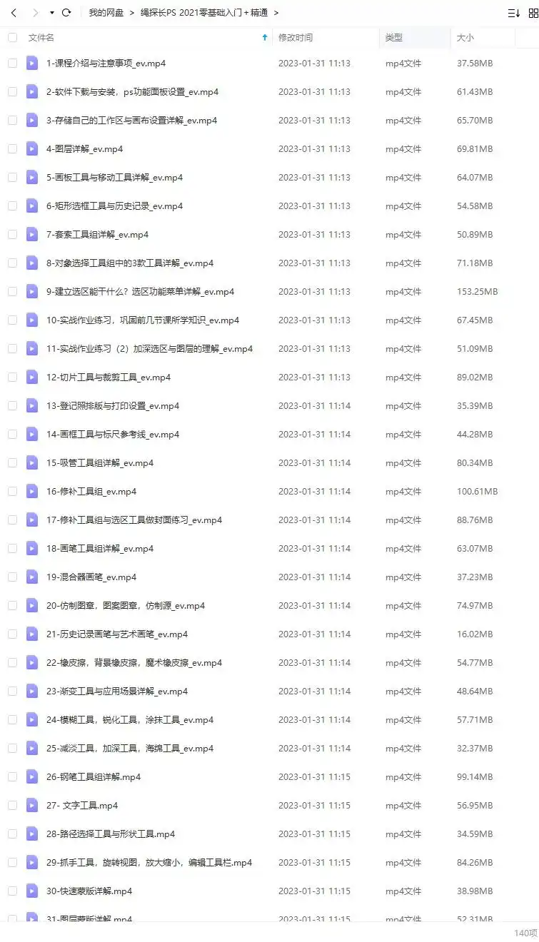 图片[2]-绳探长PS 2021零基础入门＋精通（高清画质无素材）-造集CREASETS