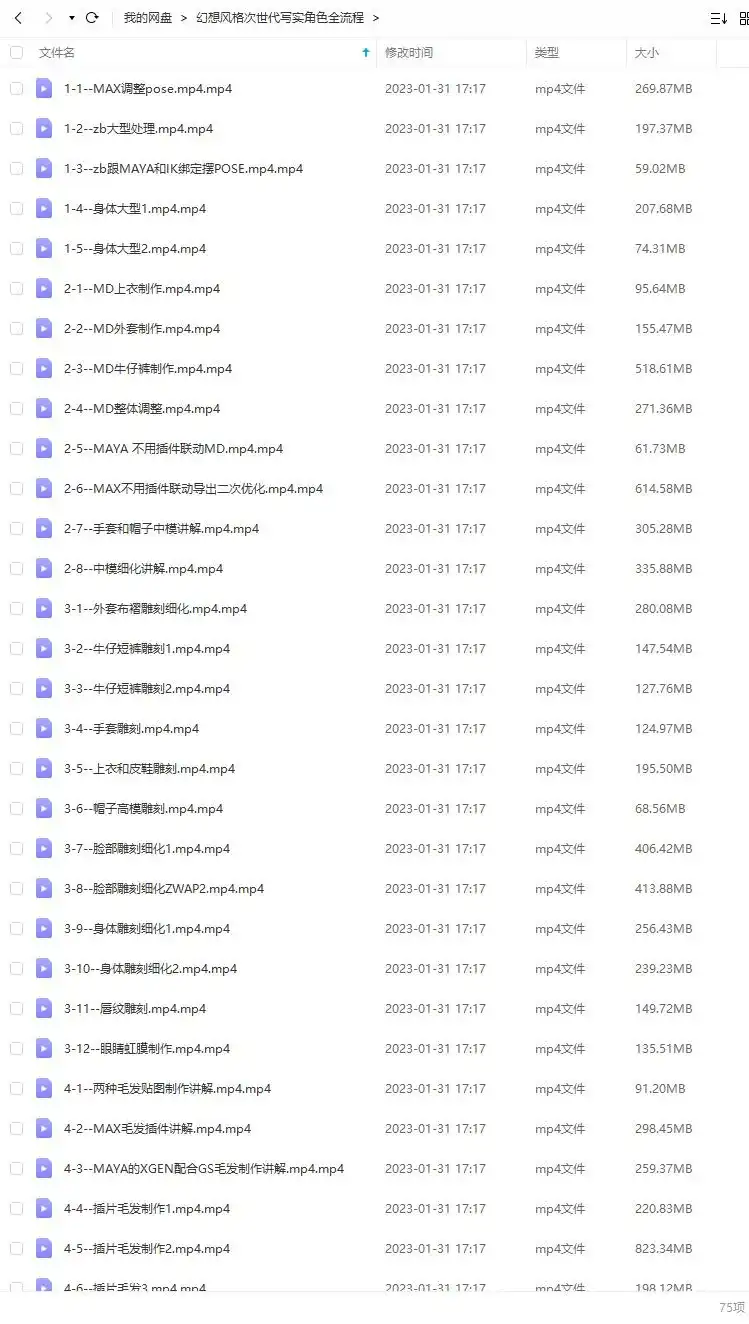 图片[2]-幻想风格次世代影视写实美型角色全流程（高清画质无素材）-造集CREASETS