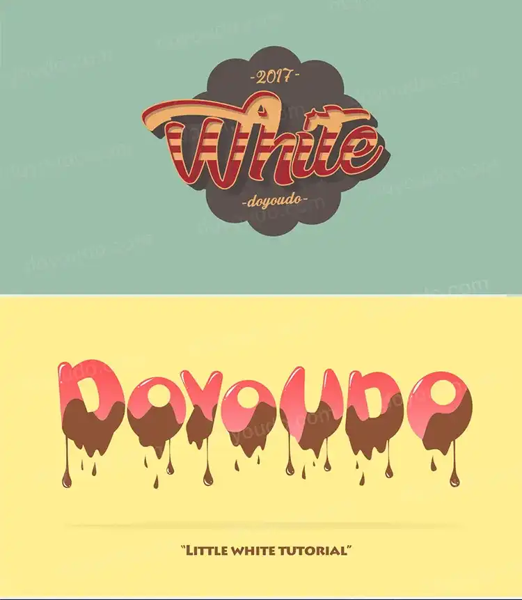 图片[7]-【doyoudo】Photoshop如何设计多种风格的标题字效艺术字设计课程-造集CREASETS