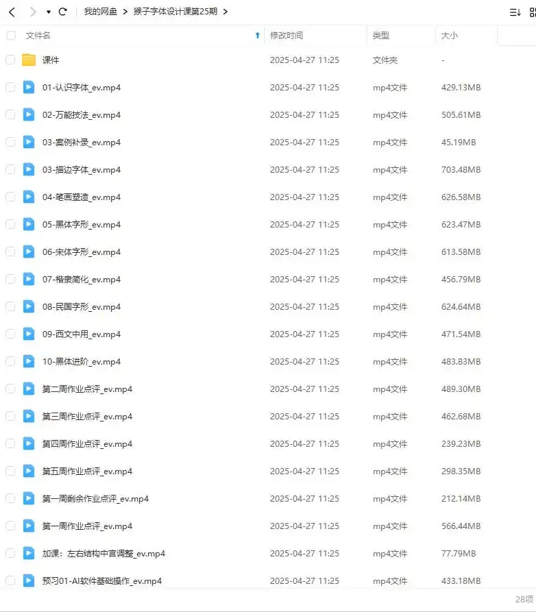 图片[2]-猴子字体设计课第25期2025年（高清画质带素材）-造集CREASETS