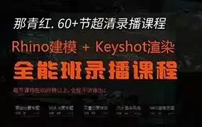 那青红Rhino7建模+Keyshot10渲染全能班（画质清晰无素材）-造集CREASETS