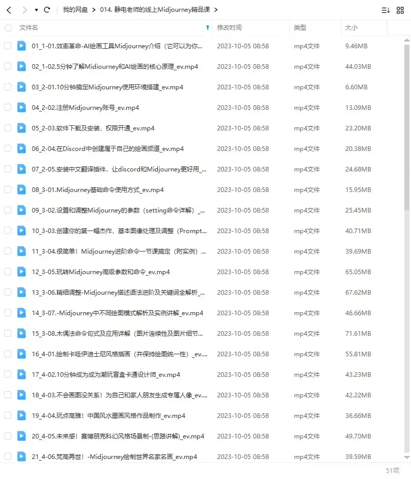 图片[2]-静电老师的线上Midjourney精品课（画质清晰无素材）-造集CREASETS