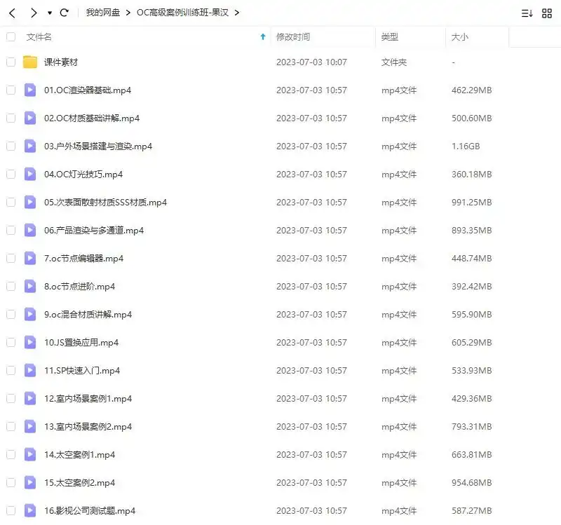 图片[2]-果汉老师OC高级案例训练班（高清画质带素材）-造集CREASETS