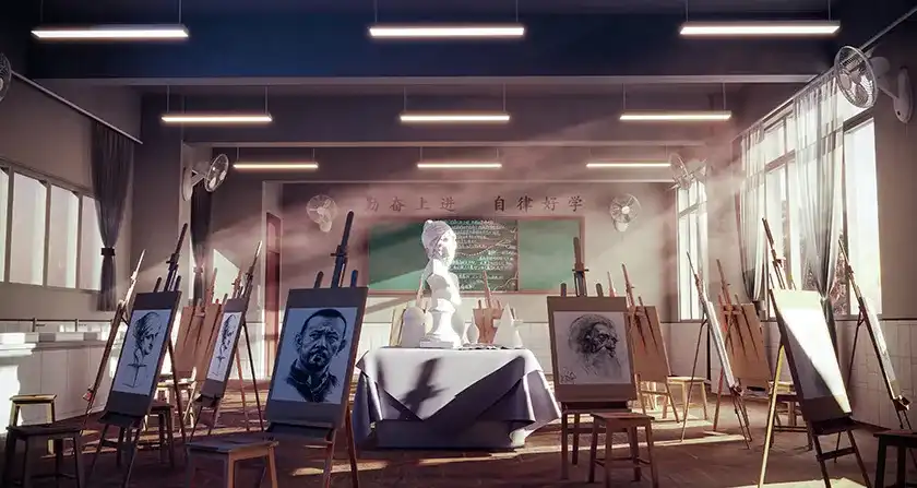 图片[1]-阿泽Blender渲染流程第三期2021年（高清画质带素材）-造集CREASETS