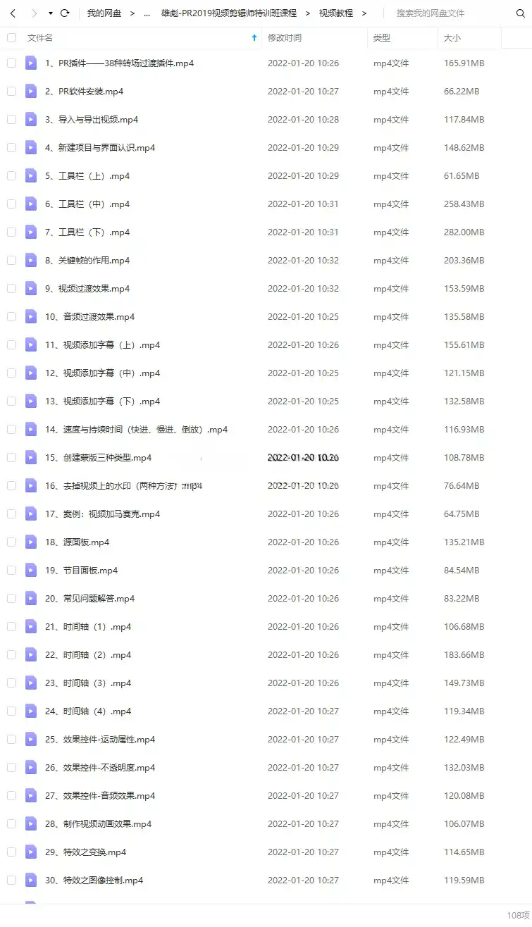图片[5]-雄彪丨PR 2019入门到精通视频剪辑特训班（画质高清带素材）-造集CREASETS