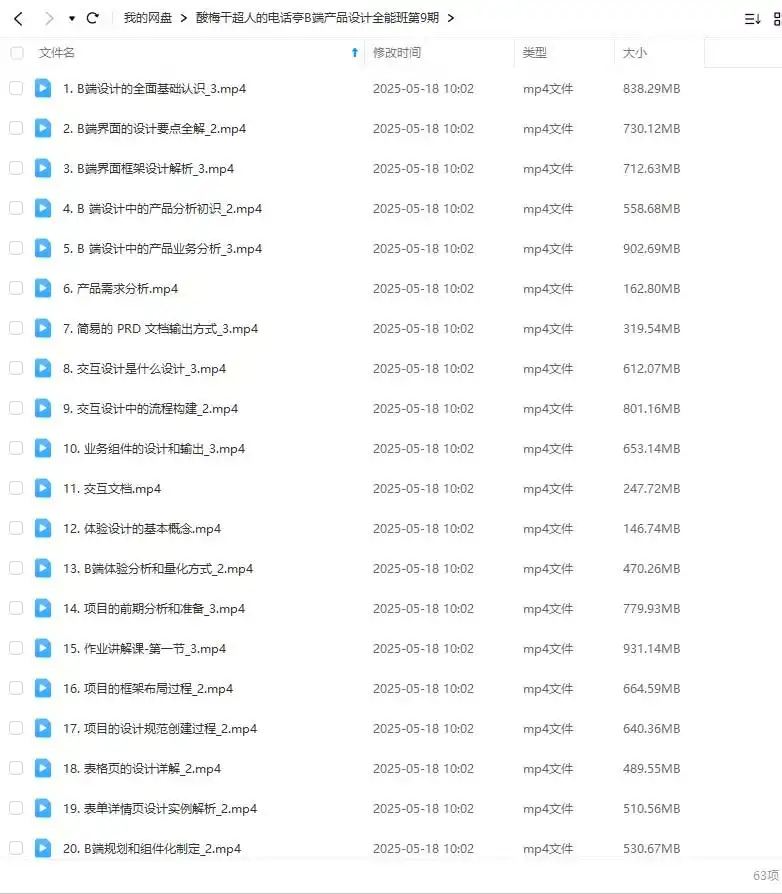 图片[2]-酸梅干超人B端产品设计全能班第9期2024年（画质清晰无素材）-造集CREASETS