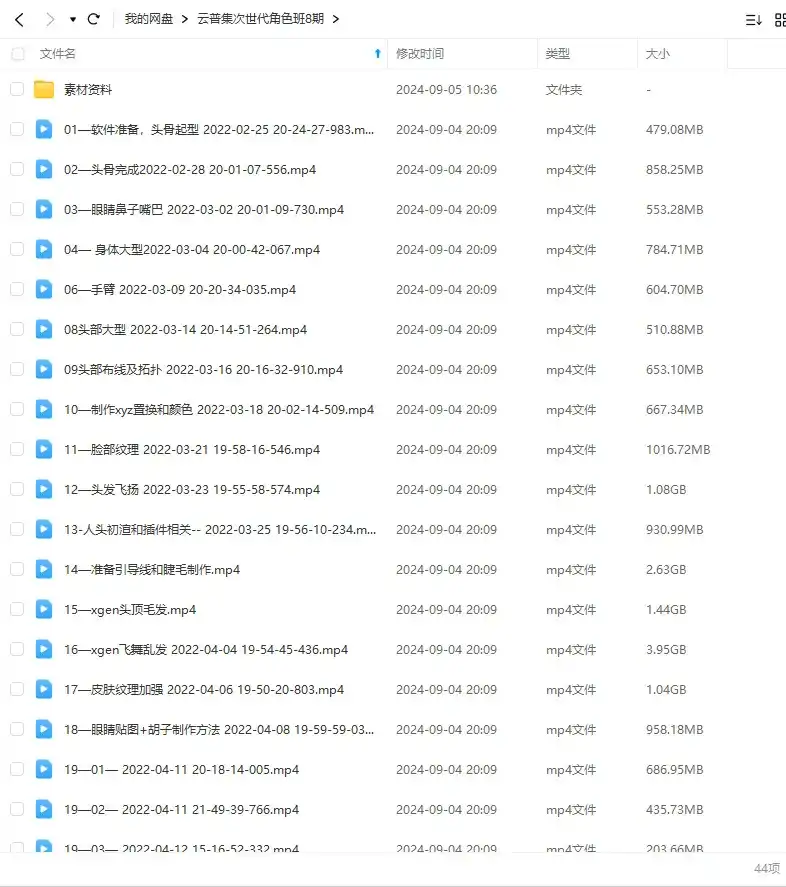 图片[1]-云普集3D次世代角色班第8期（高清画质带素材）-造集CREASETS