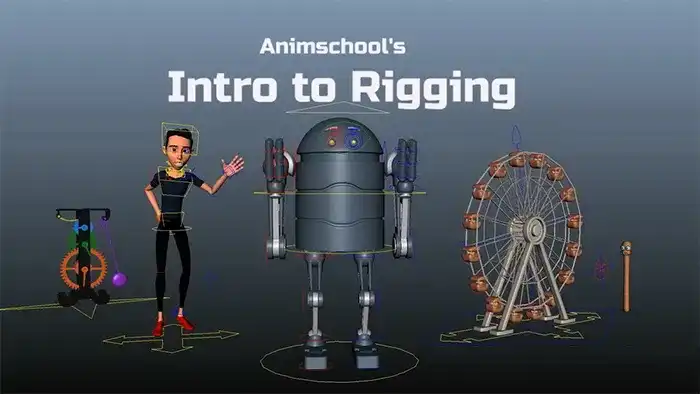 AnimSchool Maya 2023绑定技术 中英字幕（高清画质无素材）-造集CREASETS