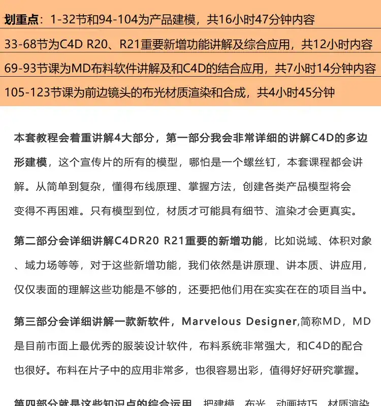 图片[2]-【老鹰】C4D教程之100天进阶计划电商产品建模MD布料-造集CREASETS