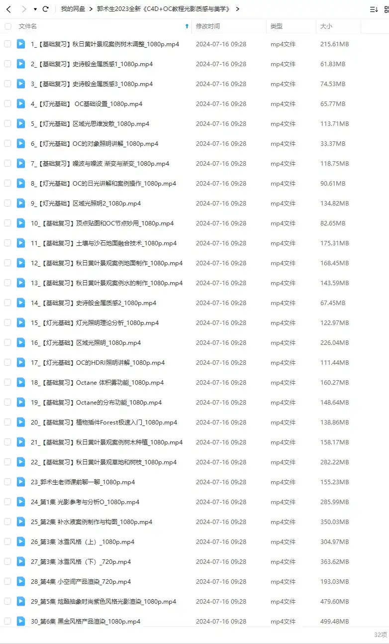 图片[2]-郭术生全新C4D+OC教程光影质感与美学2023年（画质高清无素材）-造集CREASETS