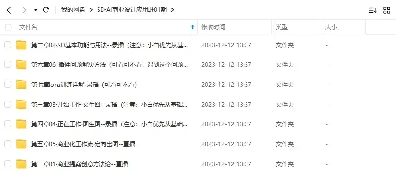 图片[2]-SD·AI商业设计应用班01期2023年AIGC课程（高清画质无素材）-造集CREASETS