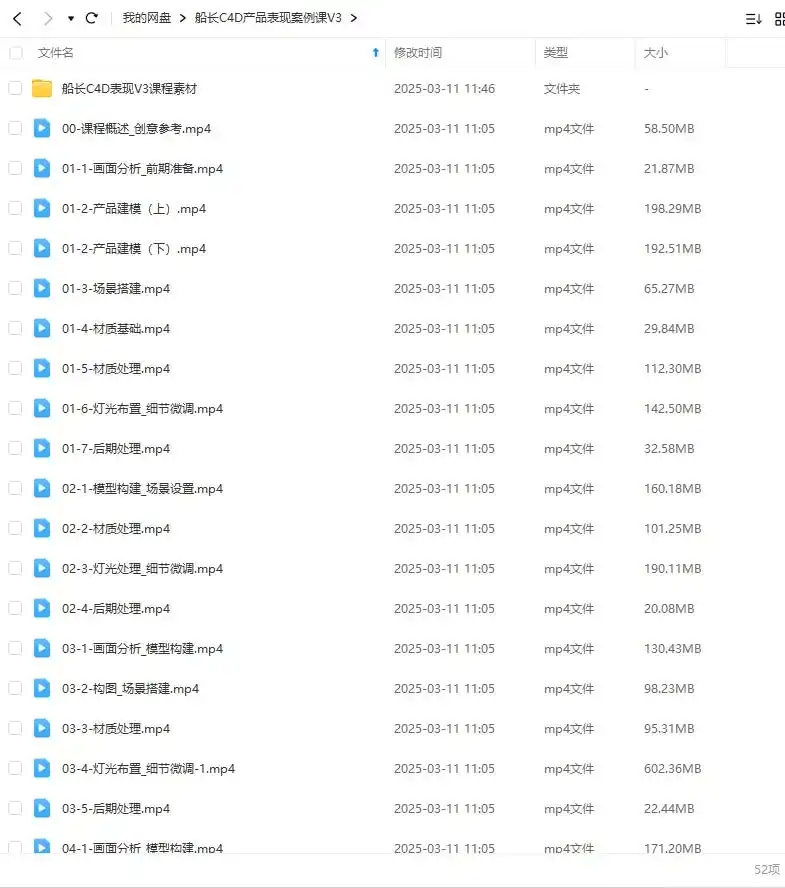 图片[4]-船长C4D产品表现案例课V3 2023年（高清画质带素材）-造集CREASETS