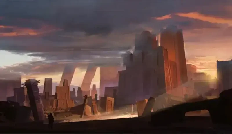 Minovowang丨概念场景原画设计3D辅2D教程2020年（超清画质带素材）-造集CREASETS