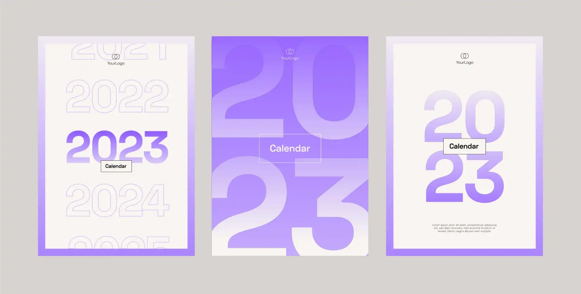 图片[1]-简约高级日历封面模板-造集CREASETS