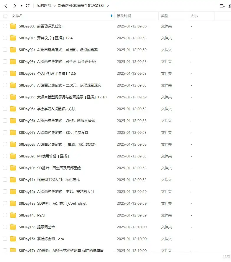 图片[1]-野菩萨AIGC高薪全能班第8期2023年12月（画质清晰无素材）-造集CREASETS