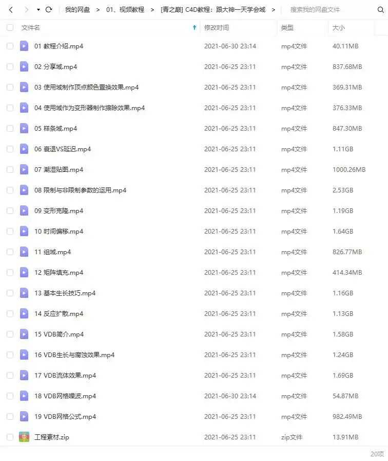 图片[7]-C4D教程：跟大神一天学会域（完整版画质高清带工程文件）-造集CREASETS