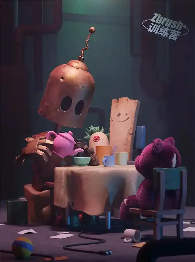 图片[1]-尹大大虾米Zbrush训练营06期2023年（画质清晰带素材）-造集CREASETS