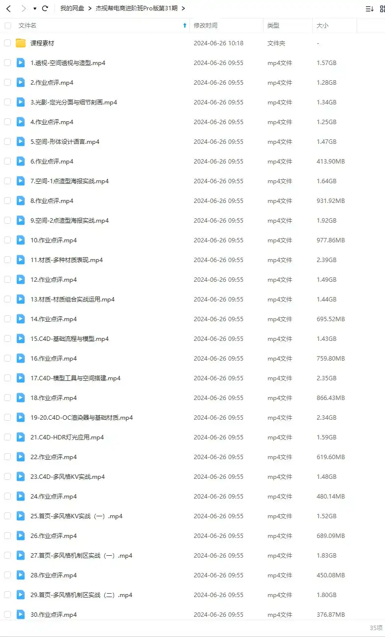 图片[1]-杰视帮电商进阶班Pro版第31期2022年（高清画质带素材）-造集CREASETS