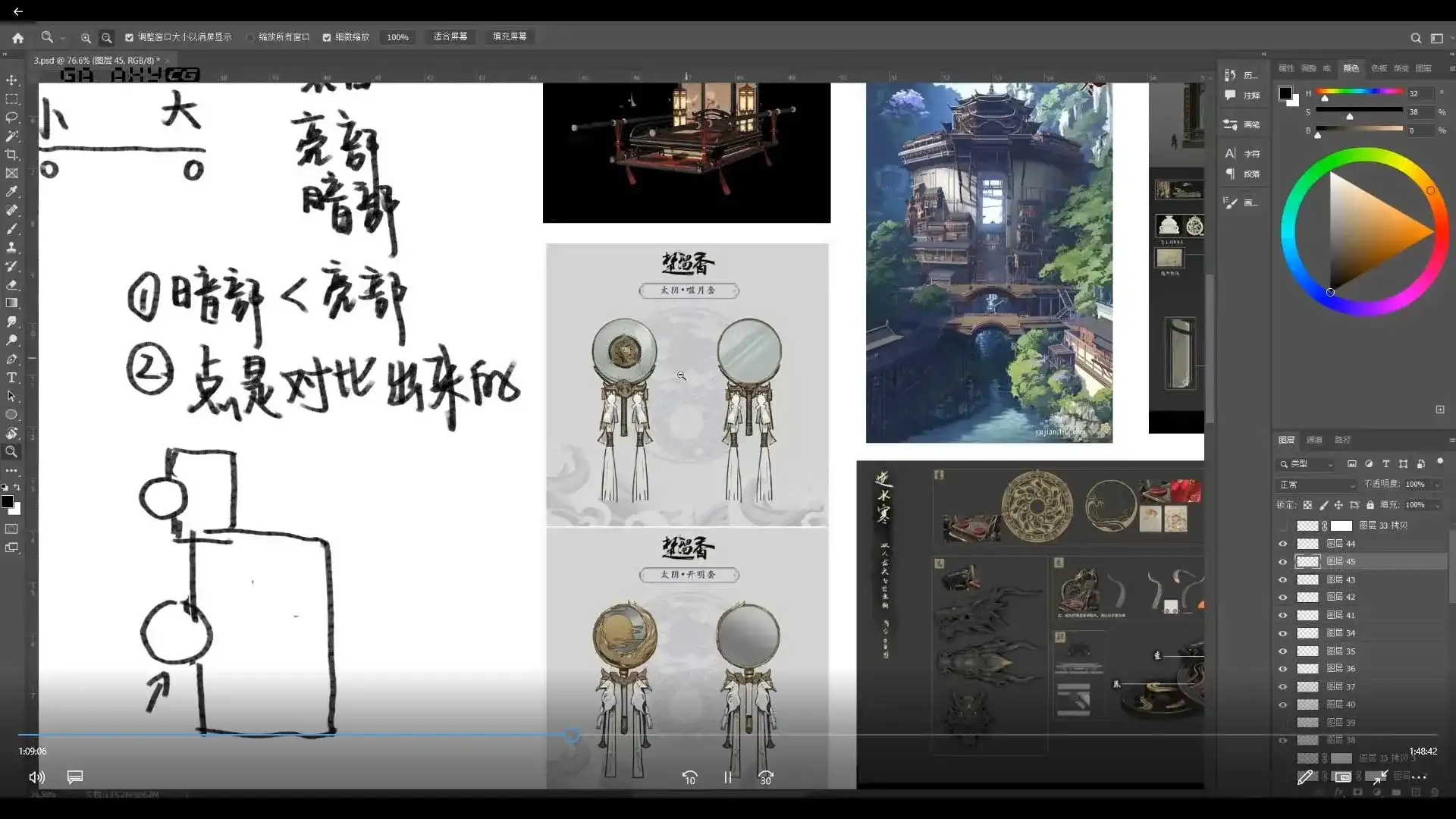 图片[3]-麓烟Blender古风场景系统班2024年（高清画质无素材）-造集CREASETS