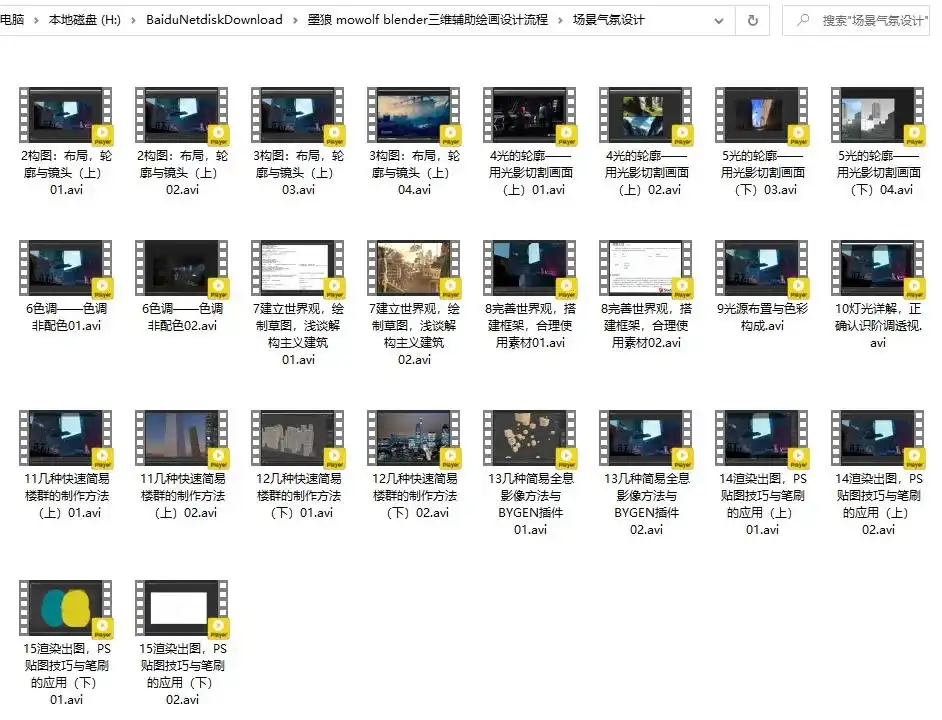 图片[4]-墨狼blender三维辅助绘画设计流程2019年10月（画质高清有素材）-造集CREASETS
