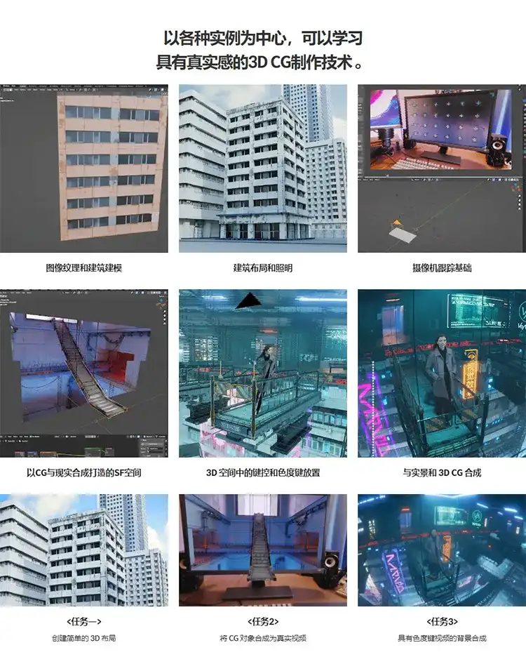 图片[2]-Coloso教程丨使用Blender与AE进行逼真实景VFX合成 中文字幕（高清画质带资产）-造集CREASETS