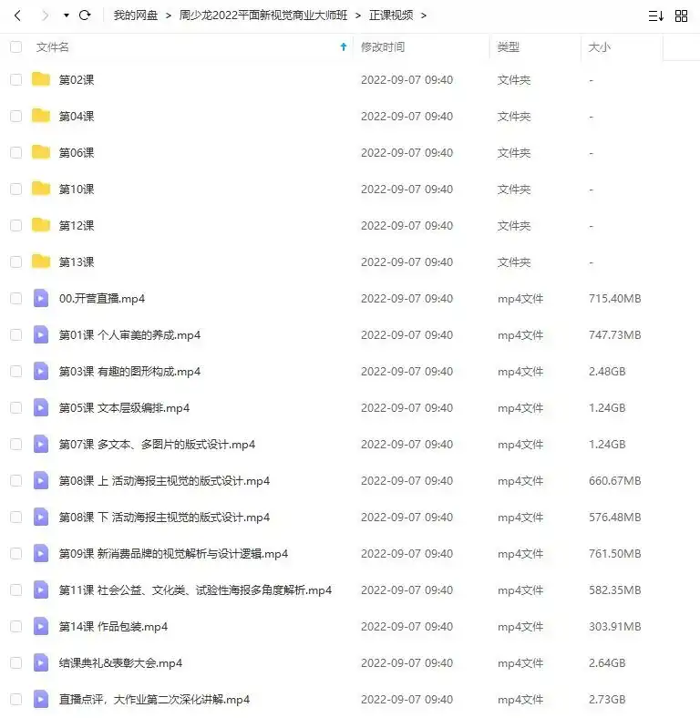 图片[2]-周少龙平面新视觉商业大师班2022年（画质高清带素材）-造集CREASETS