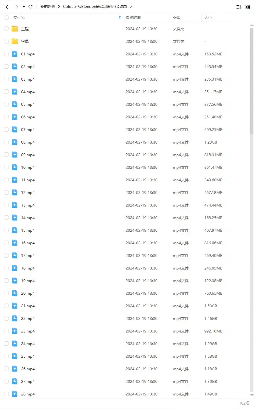 图片[2]-Coloso教程 从Blender基础知识到3D动画100讲 中文字幕（高清画质带资产）-造集CREASETS