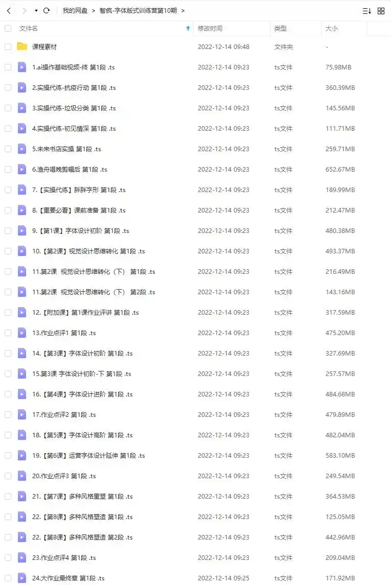 图片[2]-智疯字体版式训练营第10期2022年（高清画质带素材）-造集CREASETS