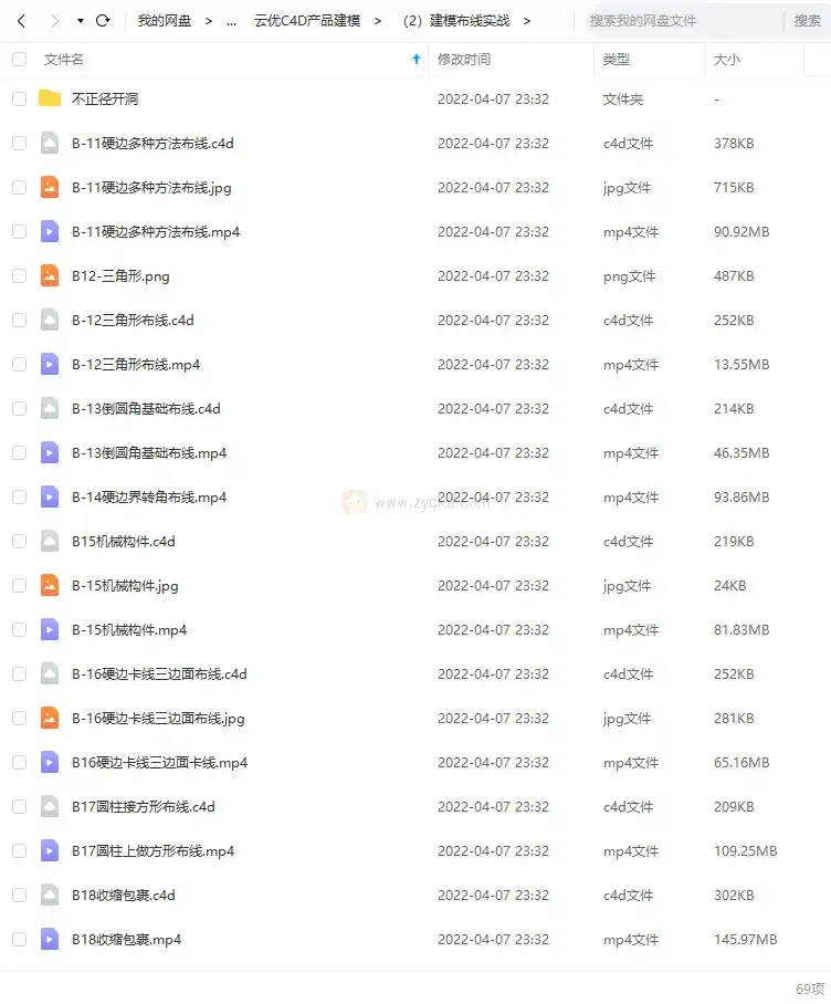 图片[4]-云优C4D产品建模基础到高阶课程2021年（画质高清带素材）-造集CREASETS
