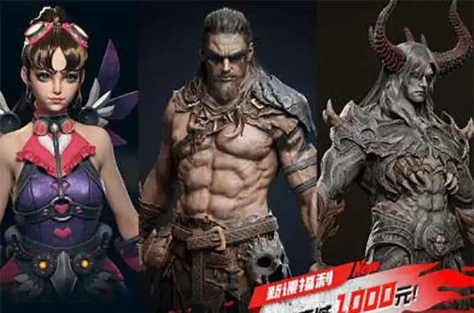 雨哥田哥高精次时代1V1特训班Zbrush+UE5（高清画质带素材）-造集CREASETS