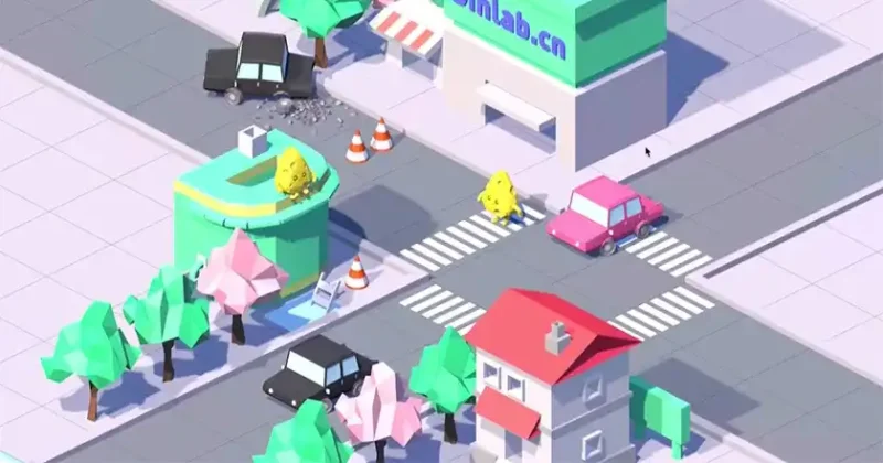 【芝士学院】C4D训练营-14天集体创作梦想小镇（画质清晰无素材）-造集CREASETS