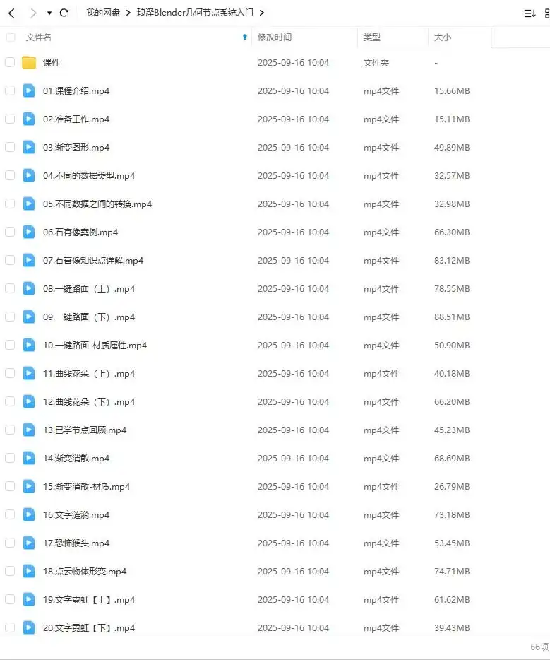 图片[2]-琅泽教育Blender几何节点系统入门2025年结课（高清画质带素材）-造集CREASETS