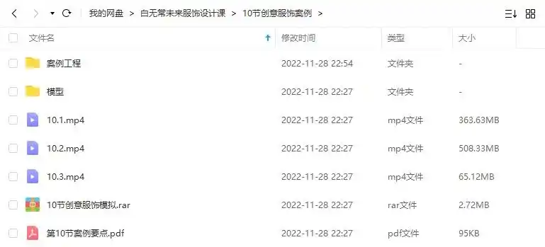 图片[3]-白无常未来虚拟服饰设计课2022年（高清画质带素材）-造集CREASETS