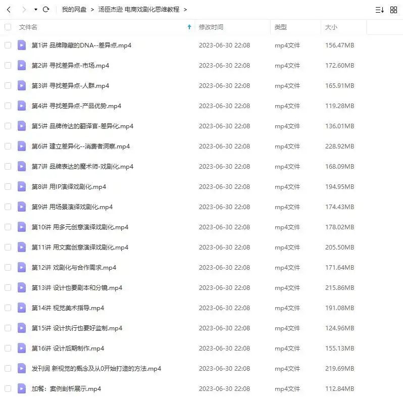 图片[2]-汤臣杰逊电商戏剧化思维教程（高清画质无素材）-造集CREASETS