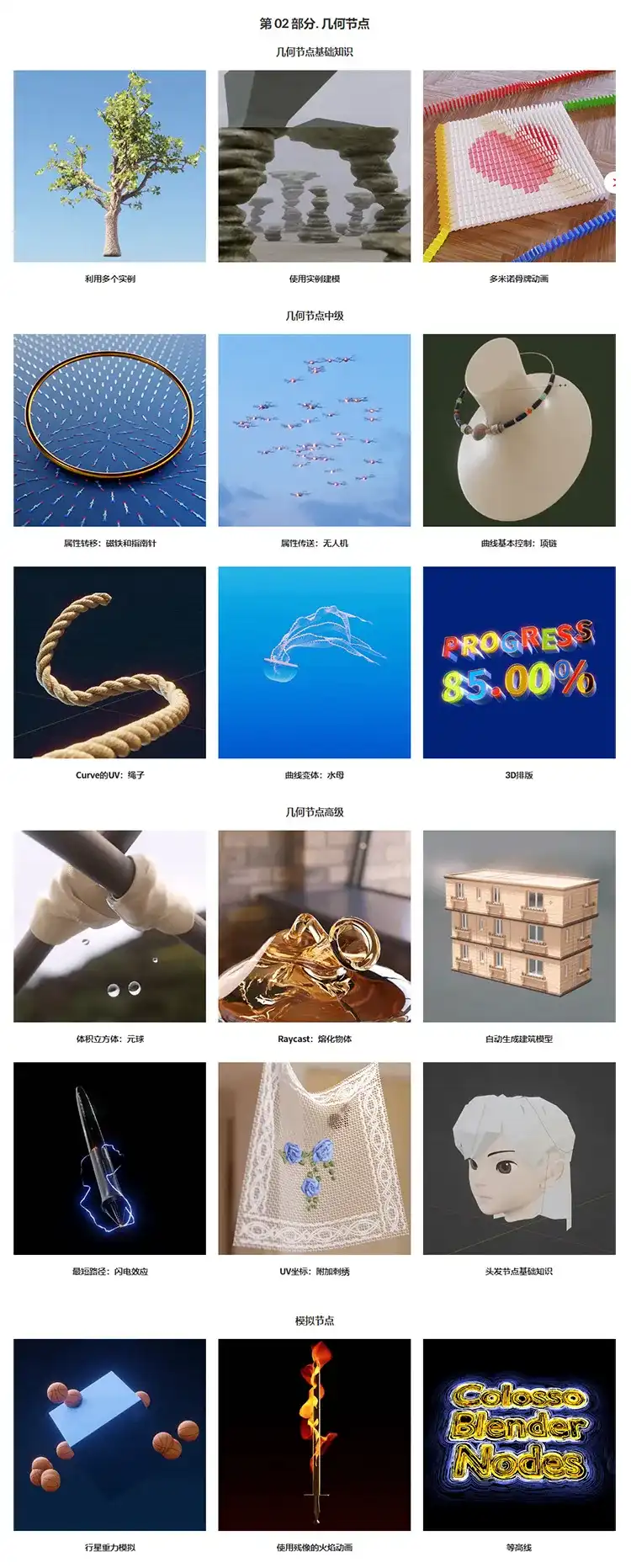 图片[3]-Coloso教程丨Blender着色器与几何节点100节必修课 中文字幕（高清画质带素材）-造集CREASETS