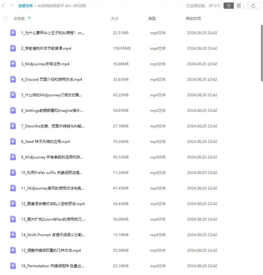 图片[2]-AI小王子Jay的AI绘画系统教学 MJ+SD详解2024年（高清画质无素材）-造集CREASETS