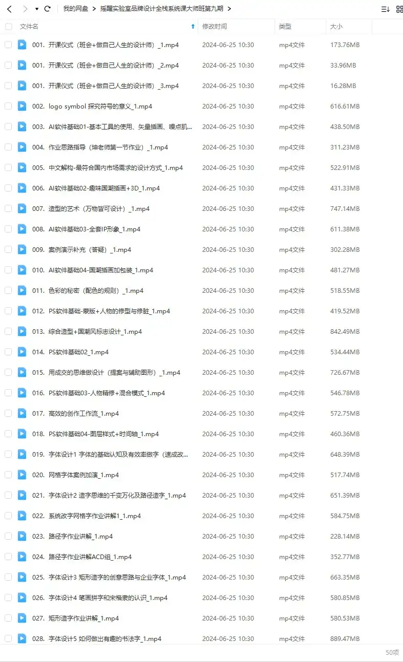 图片[2]-摇醒实验室品牌设计全栈系统课大师班第9期2023年（画质清晰无素材）-造集CREASETS