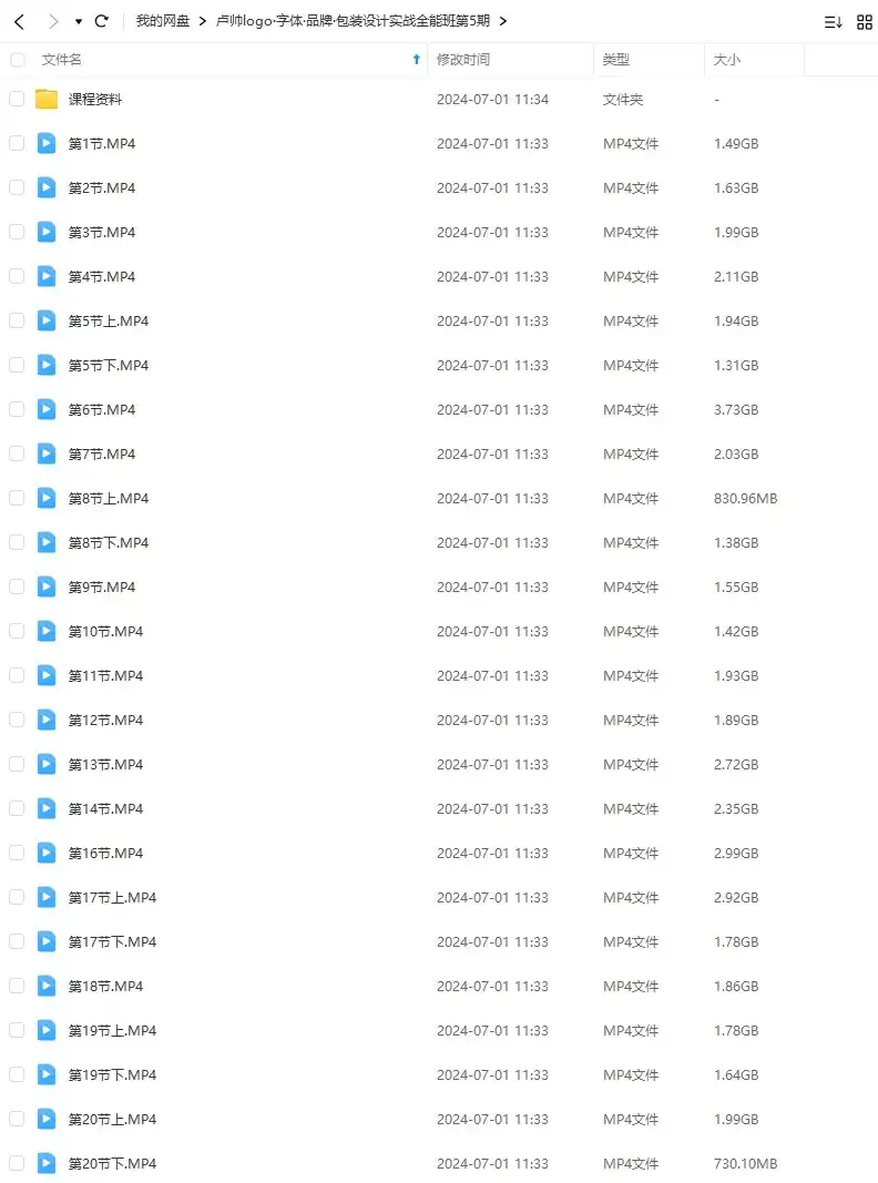图片[1]-卢帅LOGO字体品牌包装设计实战班第5期-造集CREASETS