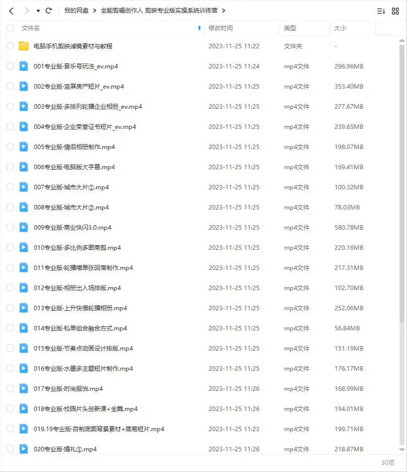 图片[2]-全能剪辑创作人丨剪映专业版实操系统训练营2023年（画质清晰带素材）-造集CREASETS